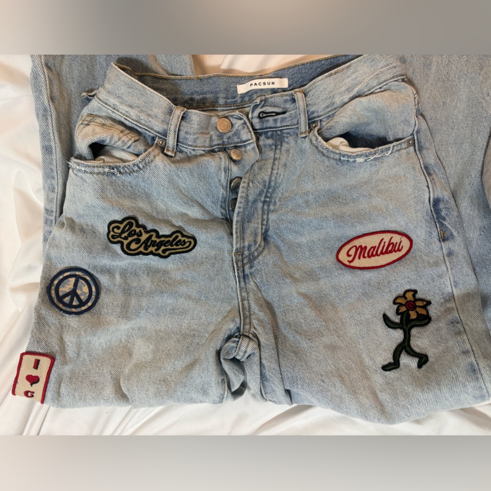 PacSun patch jeans